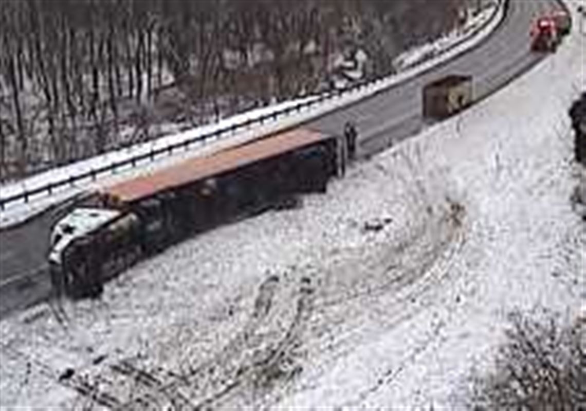 Traffic I 79 North Reopens In Robinson After Tractor Trailer Overturns Pittsburgh Post Gazette 2453