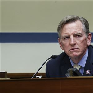 Rep. Paul Gosar (R-AZ) attends a House Oversight and Reform Committee hearing titled The Capitol Insurrection: