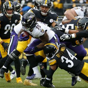 Instant analysis: Mitch Trubisky's interceptions and a porous defense sink  Steelers vs. Ravens