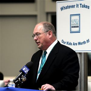 Woodland Hills School District superintendent Alan Johnson: “I could send out a directive this afternoon: Thou shalt not suspend any more students in grades K-3. I don’t want to do that.”
