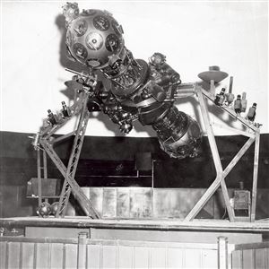 The circa 1954 Zeiss Projector used in the old Buhl Planetarium on the North Shore.  The original building is now part of the Children's Museum. 
