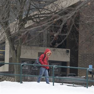 Part of the Milton Hall on the North Side campus of the Community College of Allegheny County.  