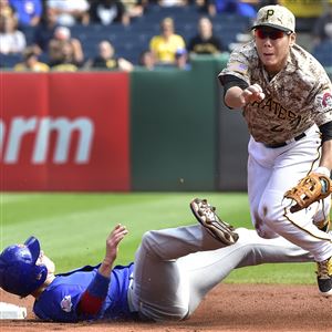 Performing Tuesday's national anthem at PNC Park was none other than  Pirates pitcher Steven Brault