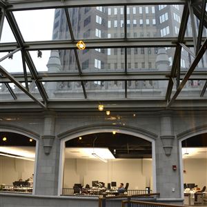 The inside of the Union Trust Building on Grant Street, Downtown.