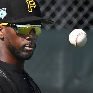 Andrew McCutchen is back in a Pirates uniform, for now.