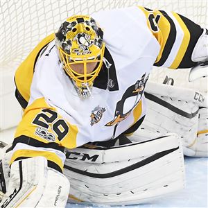 Marc-Andre Fleury to wear Steelers-inspired mask during Stadium Series  (Photo)