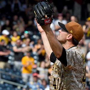 Pirates reliever Daniel Hudson found a new approach to his release off the mound.