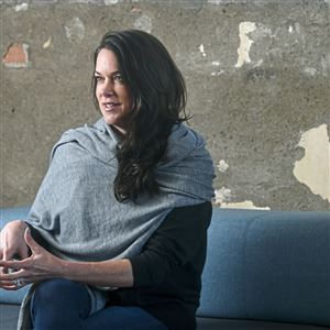 Tracy Saunders, founder of Women's Job Search Network, at AlphaLab Tuesday Feb. 19, 2019, in East Liberty.                    