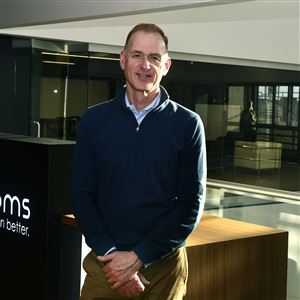 Gary Waters, CEO of 4Moms, a tech company, at his office in Downtown, Pittsburgh.                    