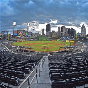 Opening day at PNC Park Monday, July 27, 2020, 