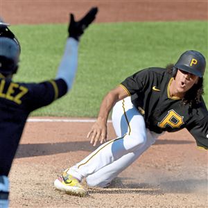 Tommy Gregg Pittsburgh Pirates Game Used Worn MLB Majestic Batting