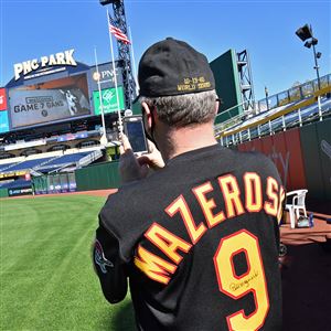 Could this be the one?': The mystery behind Bill Mazeroski's Game 7 jersey  - The Athletic