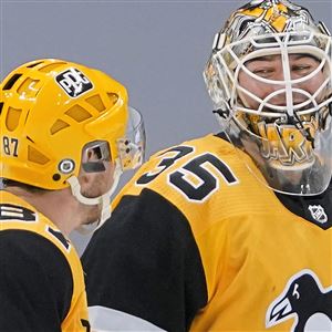 Carter, Lagace help Penguins beat Sabres, clinch 1st in East