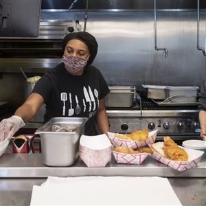 Toni Simpson, Community Kitchen's new chef instructor, keeps it fresh