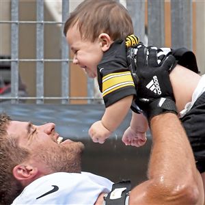 Pittsburgh Steelers fullback Derek Watt (44) during an NFL football  training camp practice, Monday, Aug. 24, 2020, in Pittsburgh. (AP  Photo/Keith Srakocic Stock Photo - Alamy