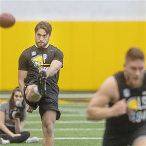 Kenny Pickett took centerstage at Pitt's pro day. Now, he awaits