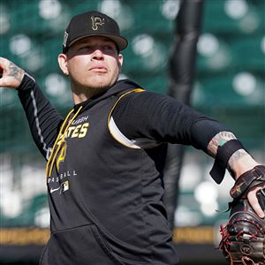 Pirates forced to use utility man Josh VanMeter behind the plate