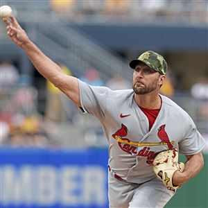 Jason Mackey on X: The PNC Park scoreboard has been flashing welcome signs  for Adam Wainwright. He might be doing some sort of event here. But this  one is priceless. “Please stop