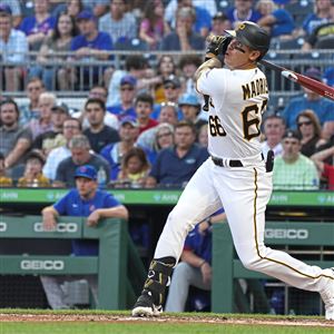 Pirates slugger Suwinski leans upon foundation through slump, Baseball