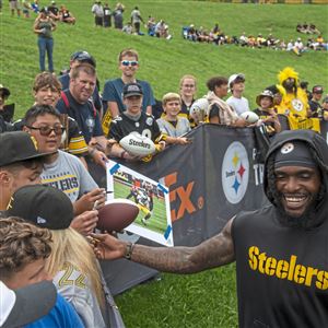 Steelers practice blog: Rookie receivers George Pickens and Calvin Austin  III show off