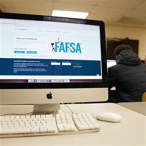 FAFSA information session and workshop at Steel Valley High School in Munhall on Thursday, Feb. 15, 2024. 