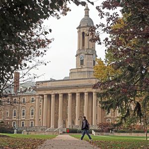 Old Main on Penn State University's main campus in State College, Pa. on Thursday, Nov. 9, 2017.