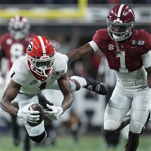 George Pickens' incredible poker face after getting drafted by Steelers