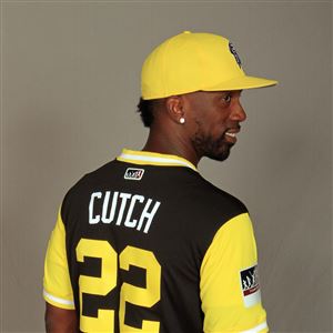 Meacham Pittsburgh Pirates Team Issued MLB Baseball Jersey Nameplate Tag