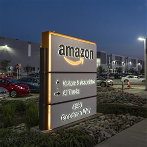 An Amazon fulfillment center in Eastvale, Calif., on Nov. 22, 2019.   Amazon's power in online retail and cloud computing has grown during the pandemic and is unlikely to be challenged anytime soon, the panel found, serving to lock consumers and sellers into its platform, the House Judiciary Antitrust Subcommittee found.