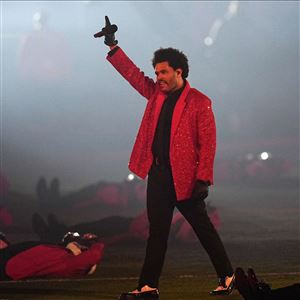 The Weeknd's disorienting Super Bowl halftime show in Tampa felt right