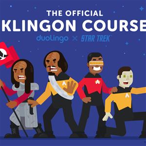 Duolingo launched a free Klingon course for Star Trek fans.