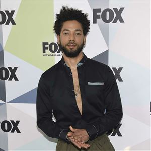 In this May 14, 2018, file photo, Jussie Smollett, a cast member in the TV series 