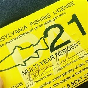 You won't need to wear your fishing license anymore