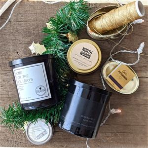 The Light Up Night holiday gift box features gifts for candle lovers made in Pittsburgh ($69) at love, Pittsburgh.