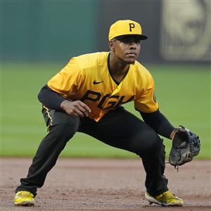 Liover Peguero and his 'dad,' Ke'Bryan Hayes, power Pirates to comeback  over Royals