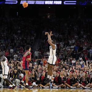 UConn defeats Miami while San Diego State stuns Florida Atlantic to advance  to the NCAA Men's Basketball Championship tournament title game