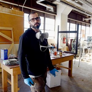 Nate Lucas, co-owner of Urban Tree, relocated for additional space into 7800 Susquehanna St. in Homewood.