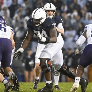 Kalen King of Penn State being pinned as a top NFL Draft prospect