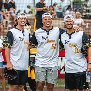 Kenny Pickett wins MVP of the Three Rivers Celebrity Softball Game