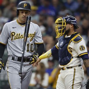 Pirates bullpen can't contain Willy Adames, Brewers in series-opening loss