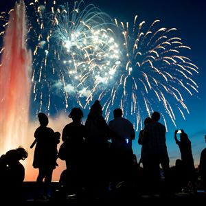 Never take your dogs to a fireworks show like this in 2017 at Point State Park in Downtown.