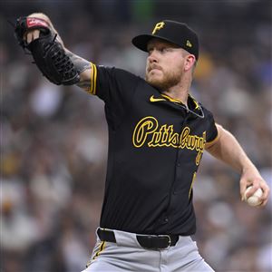 Pirates starting pitcher Bailey Falter pitches in the second inning against the Padres at Petco Park on May 31, 2025, in San Diego.