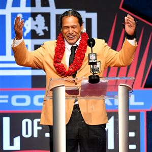 Helmet Stalker on X: Former Steelers DB Troy Polamalu has been named a  member of the 2020 Pro Football Hall of Fame class. He played for PIT from  2003-2014 Polamalu finished his