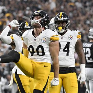 PITTSBURGH, PA - DECEMBER 24: Pittsburgh Steelers safety Minkah Fitzpatrick  (39) is announced during the national football league game between the Las  Vegas Raiders and the Pittsburgh Steelers on December 24, 2022