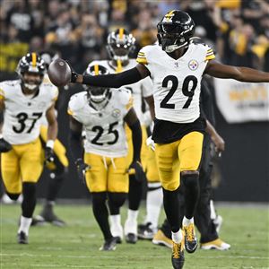 PITTSBURGH, PA - DECEMBER 24: Pittsburgh Steelers safety Minkah Fitzpatrick  (39) is announced during the national football league game between the Las  Vegas Raiders and the Pittsburgh Steelers on December 24, 2022