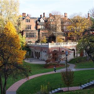 Mellon Hall on the campus of Chatham University.