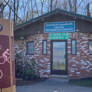 The new visitor information center in Yough River Park in Connellsville.