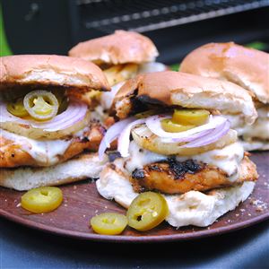 Grilled Chicken-and-Pineapple Sandwiches. Gretchen McKay/Post-Gazette