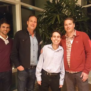 From left to right: Ky Woodard, automated driving engineer for Delphi; Liam Pedersen, principle researcher and senior manager for autonomous vehicles at Nissan; Howie Choset, CEO of HEBI Robotics; Chris Urmson, CEO of Aurora Innovation.