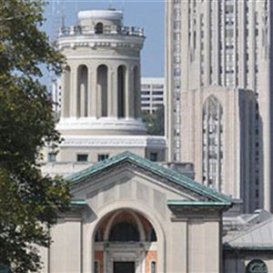 The campuses of Carnegie Mellon University and the University of Pittsburgh